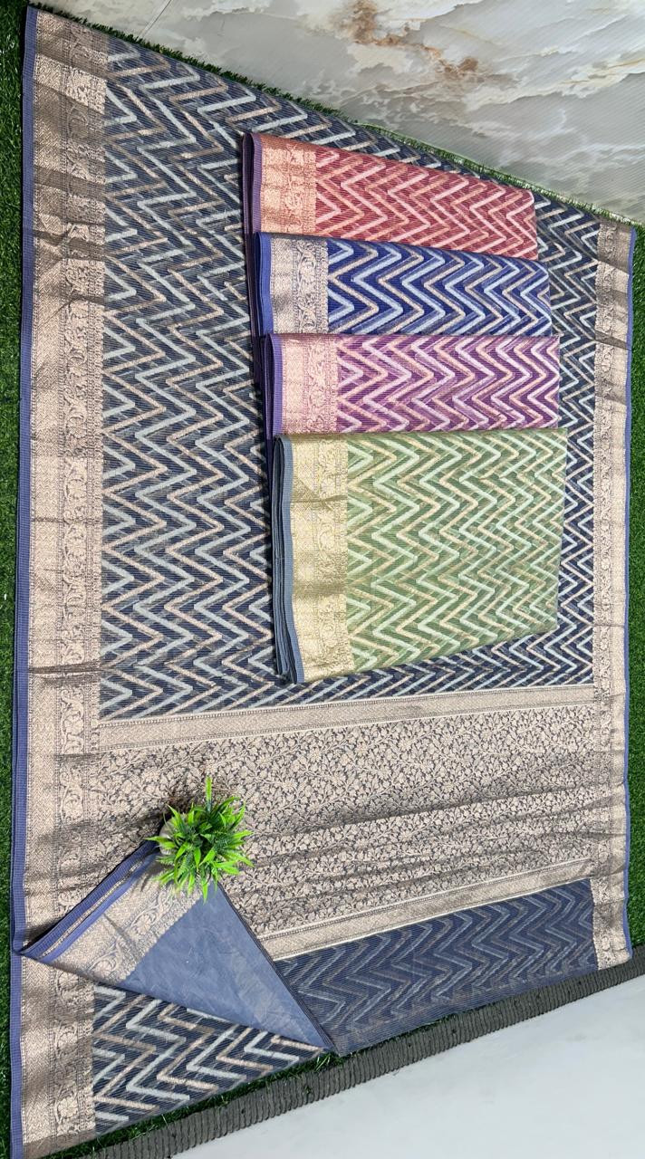 Dusty &Pastel Kota Silk